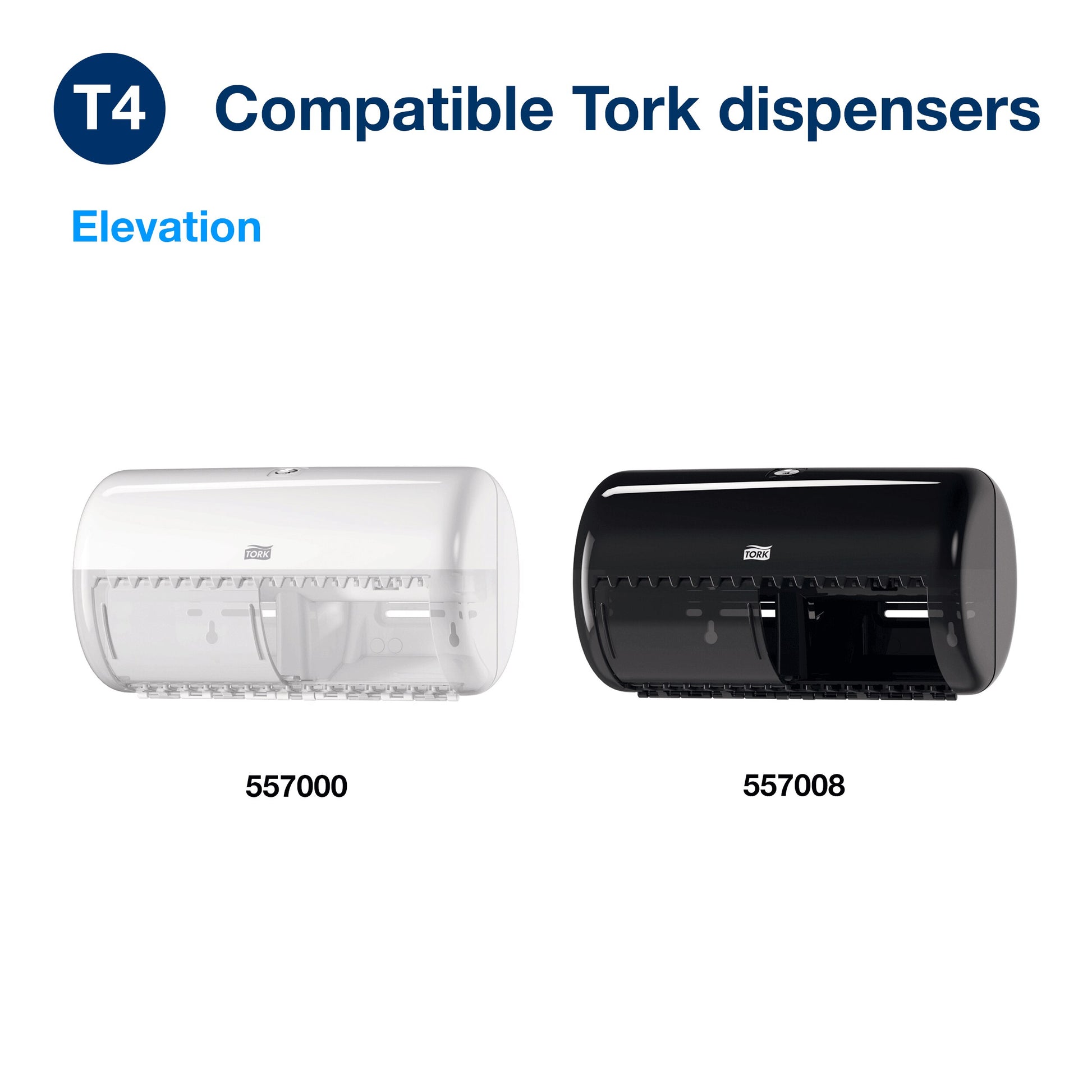 Tork Conventional Toilet Paper Roll White T4, Advanced, 2-ply, 36 x 320 sheets, 100320 - 