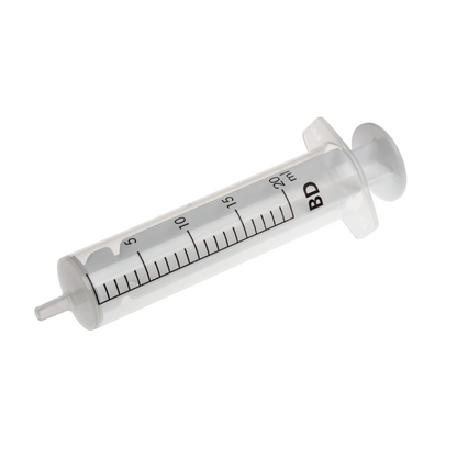 BD Discardit 20ml Eccentric Tip Syringe, 2 Piece x 80 - 