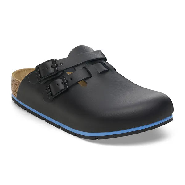 Birkenstock Kay PRO Natural Leather Coated Unisex Clog, Black