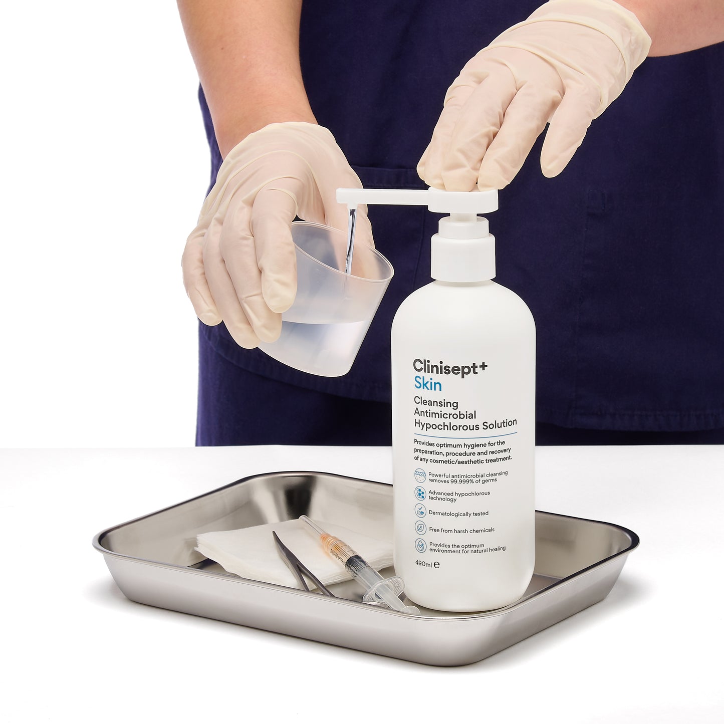 Skin Pump for Clinisept+ Skin Cleansing (490ml bottle) - Single
