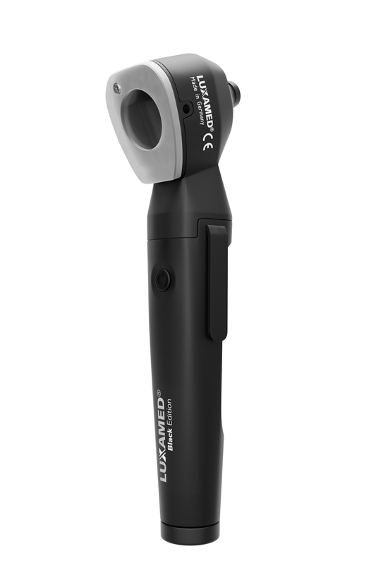 LuxaScope Auris LED 2.5V Otoscope BLACK EDITION including LED Penlight - 