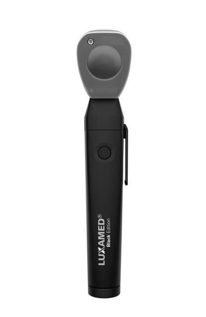 LuxaScope Auris LED 2.5V Otoscope BLACK EDITION including LED Penlight - 