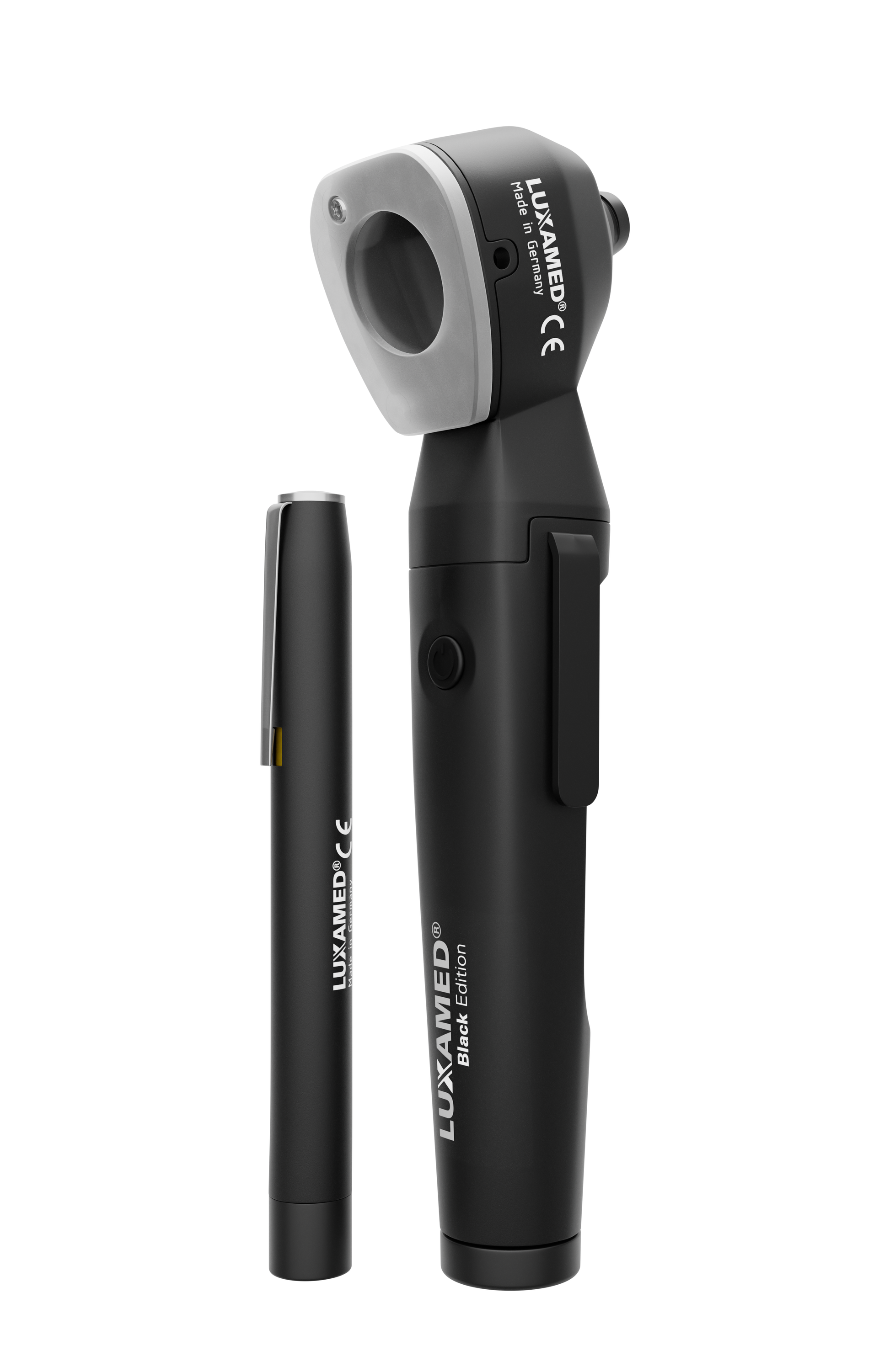LuxaScope Auris LED 2.5V Otoscope BLACK EDITION including LED Penlight - 