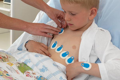 AMBU BlueSensor M ECG Electrodes - Stud Connector - Pack of 50 (40.8 x 34mm) - 