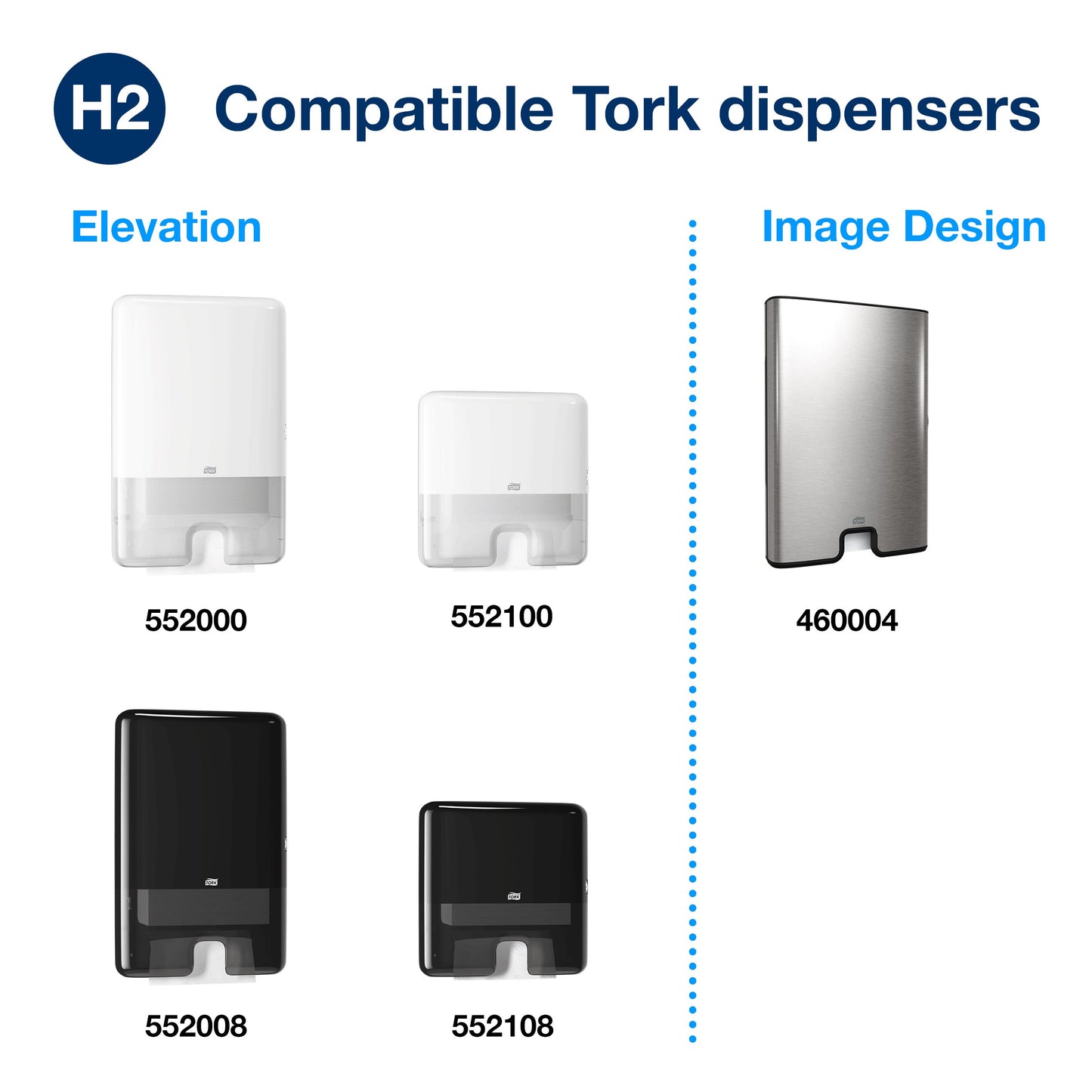 Tork Soft Multifold Hand Towel 2Ply - 130289 - Case of 21 x 180 Sheets