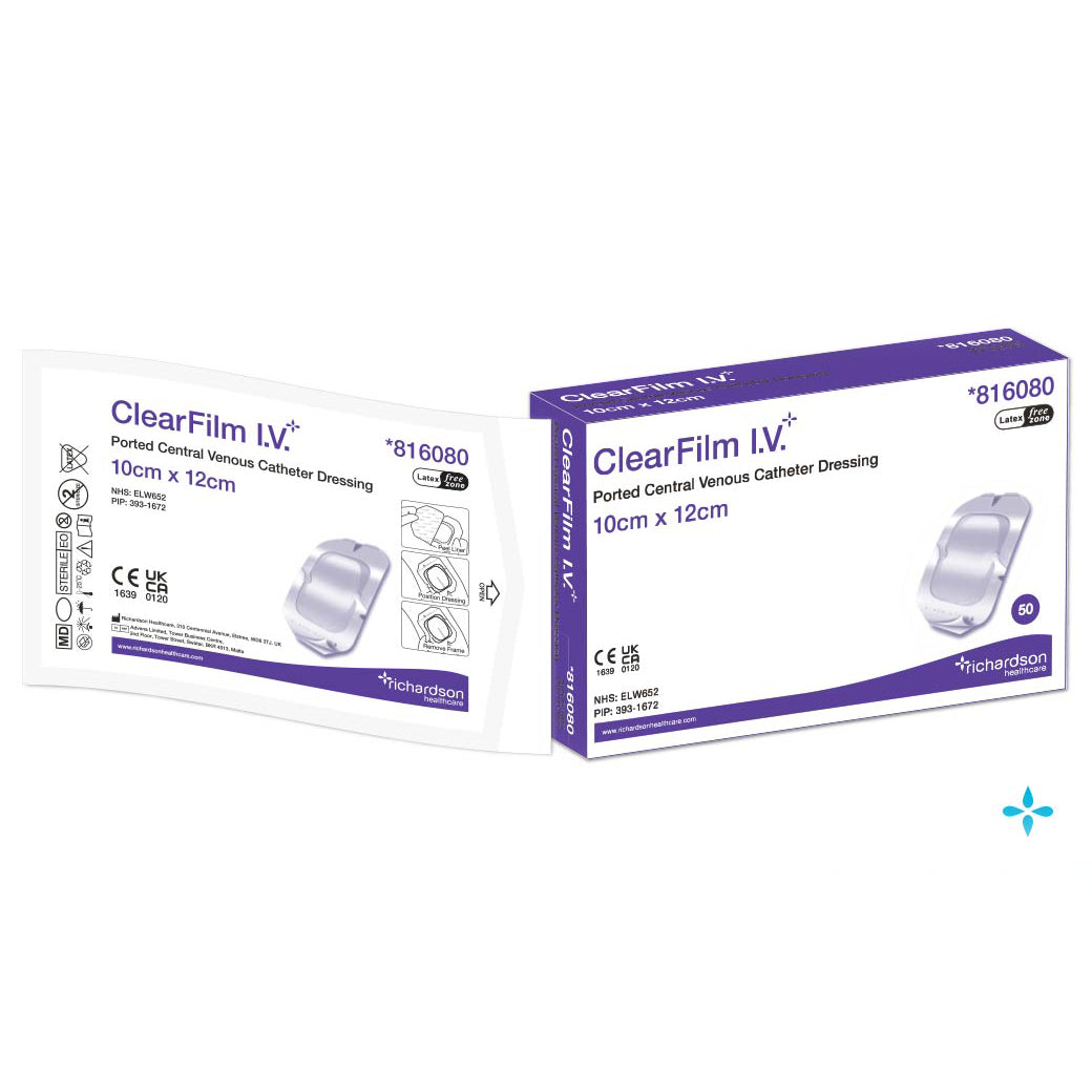 ClearFilm IV Dressing 7cm x 8.5cm - Pack of 100