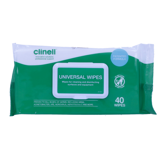 Clinell Universal Sanitising Wipes x 40 - 