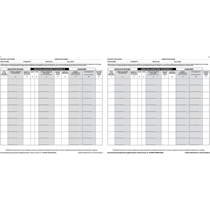 Controlled Drugs Register - Medipro – Medisave UK