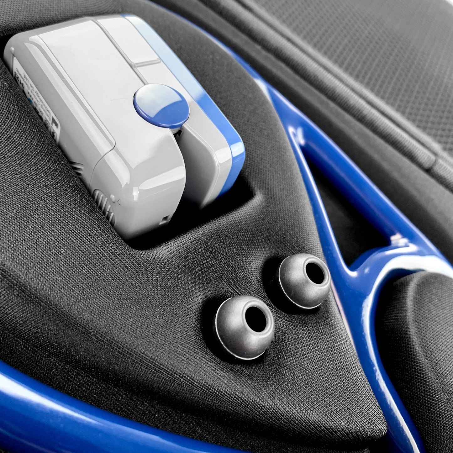 Pod Technical Cardiopod II Stethoscope Case for all Littmann Stethoscopes - Caribbean Blue Carbon