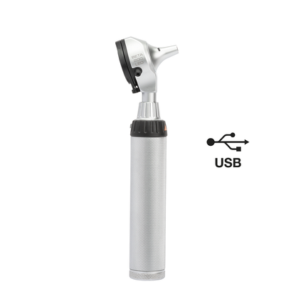 HEINE BETA 200 LED Fibre Optic Otoscope Set with USB Rechargeable Handle &  Power Supply - 