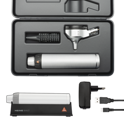 HEINE LED Ophthalmic Student Set "Mobile" - Beta 200S LED Ophthalmoscope & LED Retinoscope - 