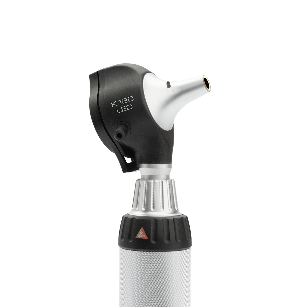 HEINE K180 LED F.O Otoscope Set with Battery Handle - 