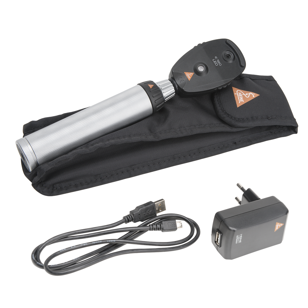 HEINE K180 Ophthalmoscope Set with Battery Handle - 