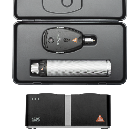 HEINE BETA 200S LED Ophthalmoscope Set with Charger - 