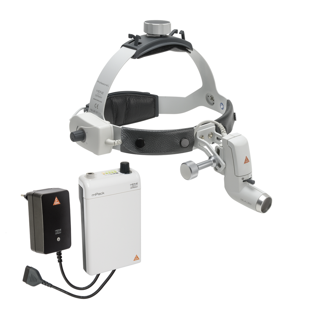 HEINE ML4 HeadLight Kit LED - mPack Plus Plug-in Transformer - 