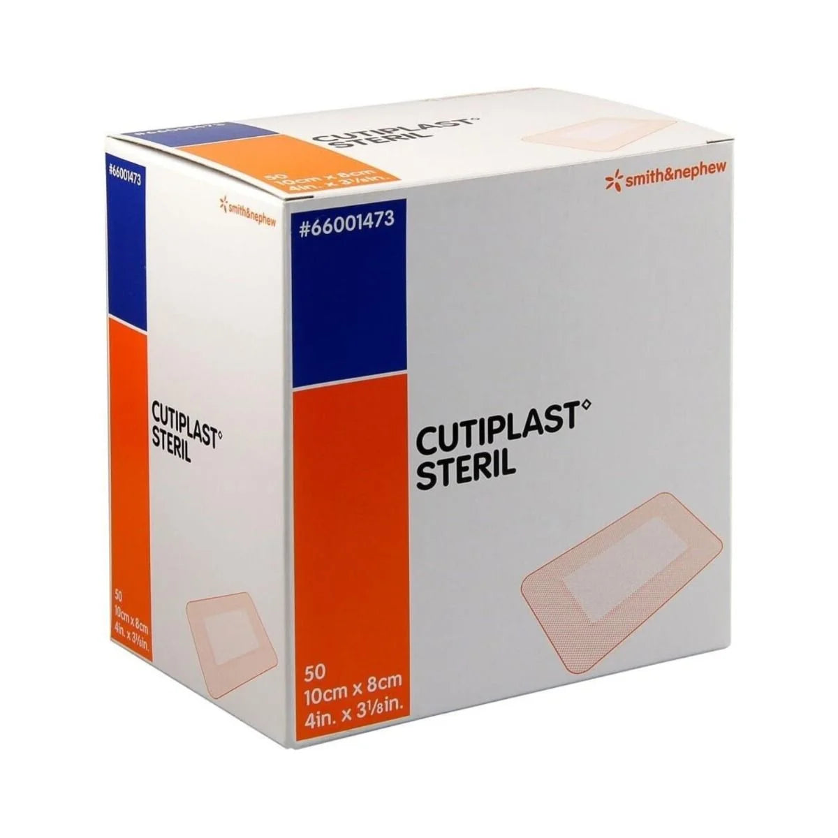 Cutiplast Sterile Wound Dressing - 10cm x 8cm - Box of 50 - 