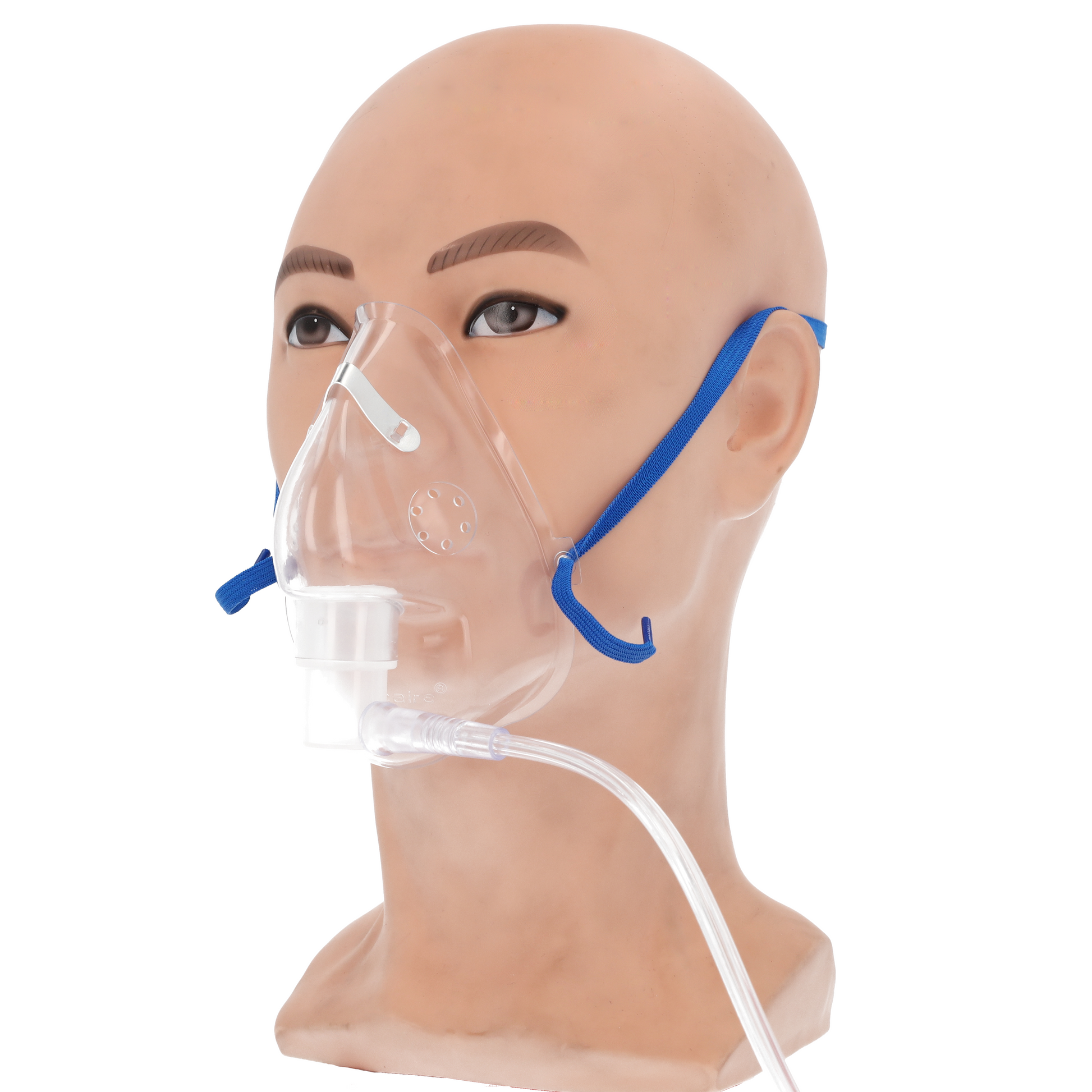 Adult Medium Concentration Mask with Nose Clip Strap and Tube (2.1m) - 