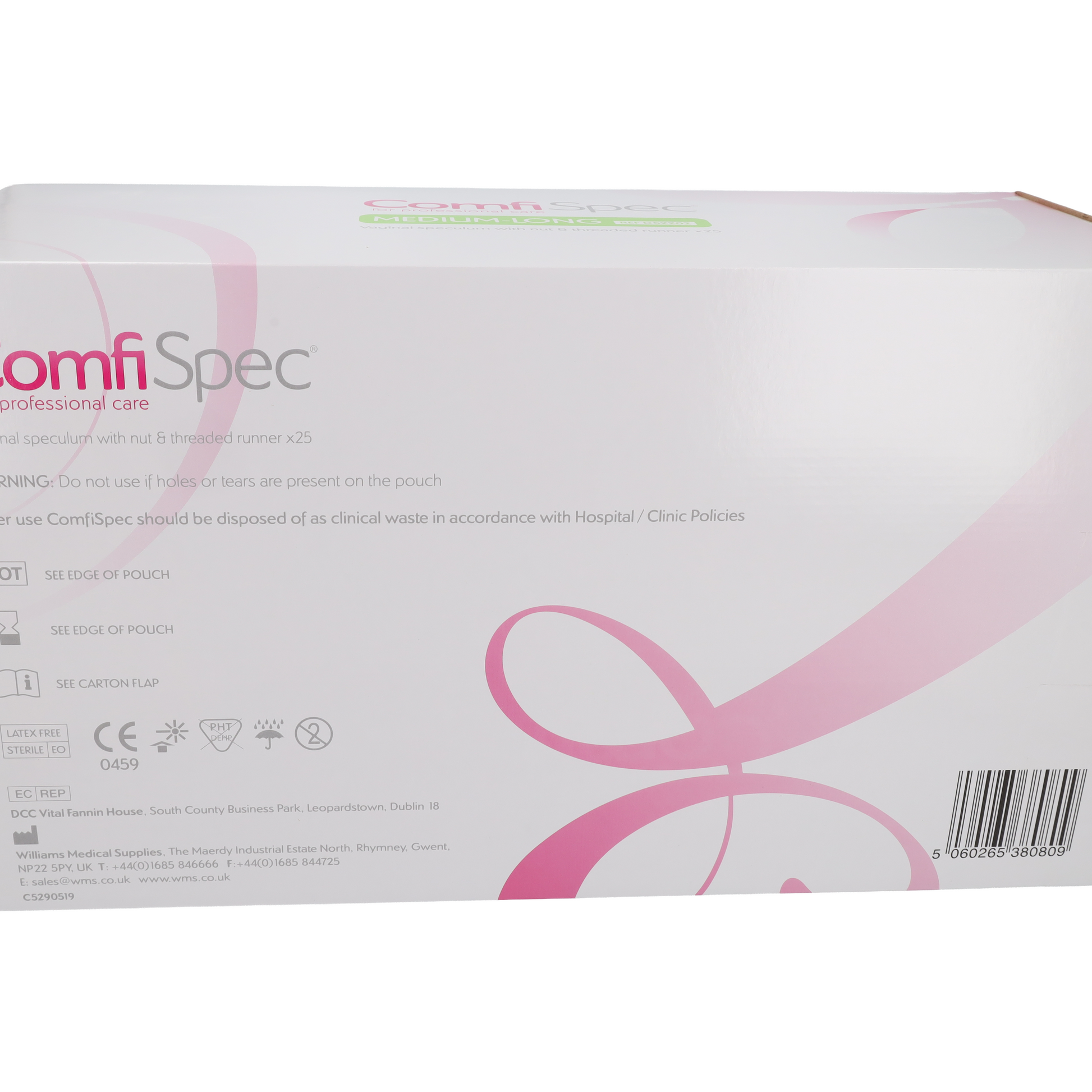 Comfispec Vaginal Spec & Lock Medium-Long x 25 - Comfispec
