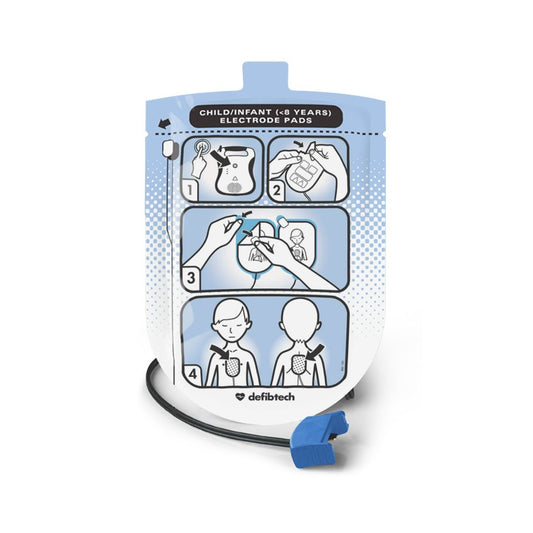 Defibtech Lifeline AED Paediatric Pads - 