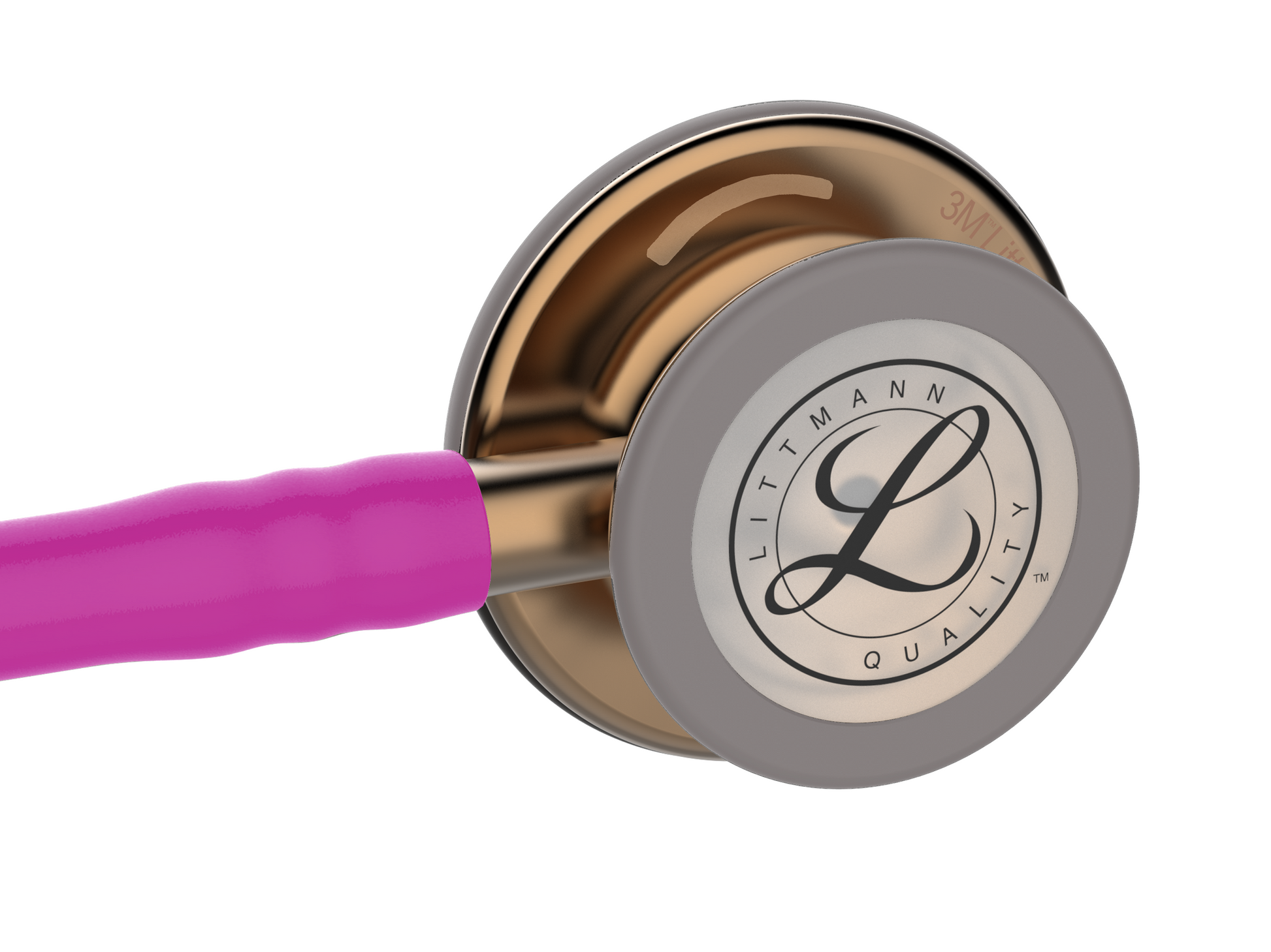 Littmann Classic III Monitoring Stethoscope: High Polish Copper & Raspberry - 5647 - Over Engraved - 