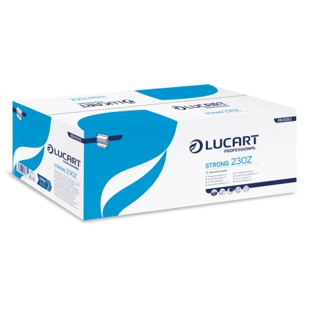 Strong Lucart Z-fold 2ply - White 22.5 x 24cm (pure 864083) - 1 box of 3000 - 