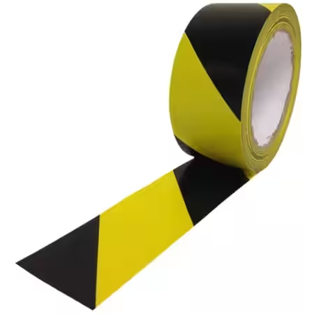 Hazard Warning Safety Tape - Black & Yellow - Vow