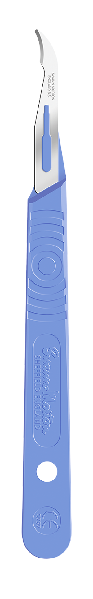 Stitch Cutter - Sterile Disposable Scalpel w/ Handle - Pack of 10 (S) - 