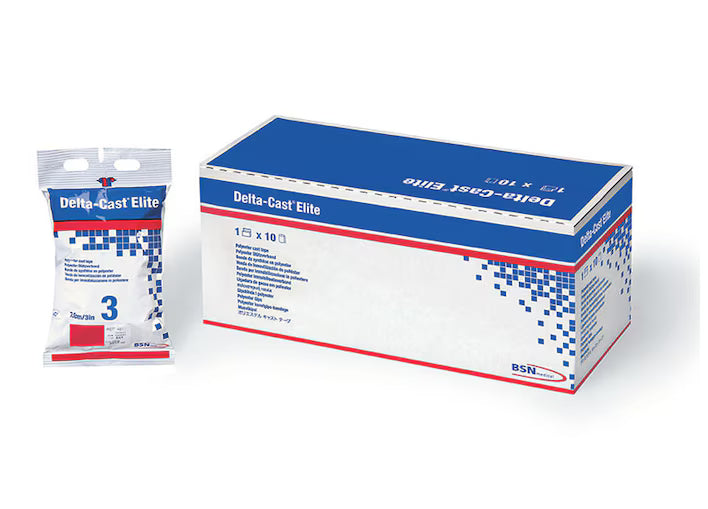 Delta Cast Elite Polyester Casting Tape Red 7.5cm x 3.60m - single