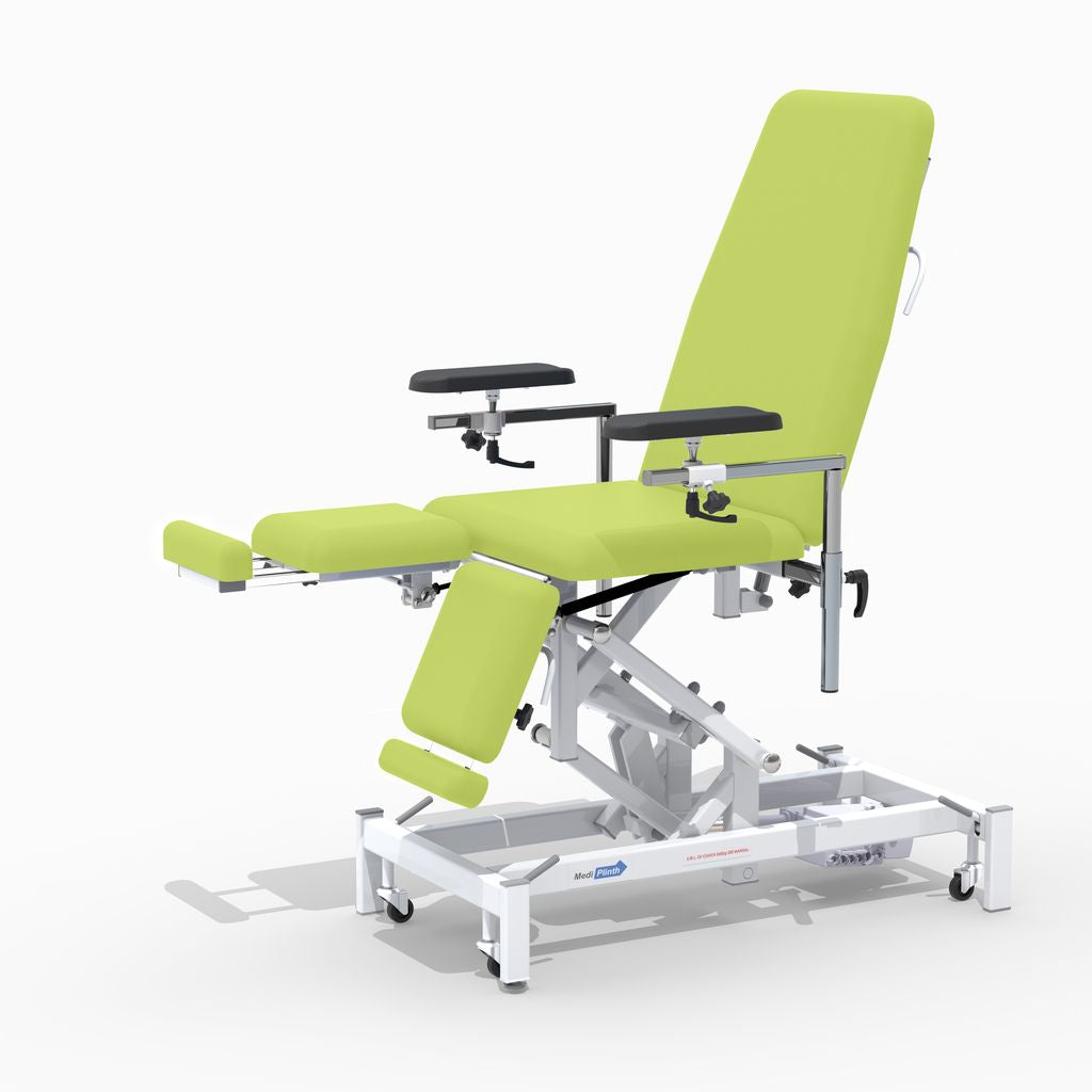 Medi-Plinth Phlebotomy Chair with Split Legs - Hydraulic - 