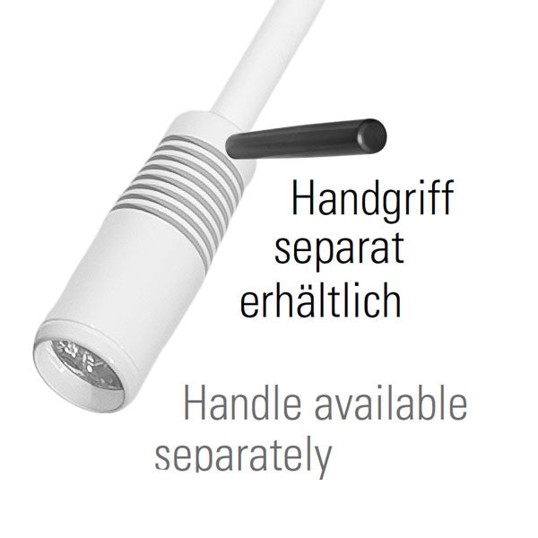 LED Examination Lamp FOCUS on 5-feet-stand - Powder Coated - White - Luxamed