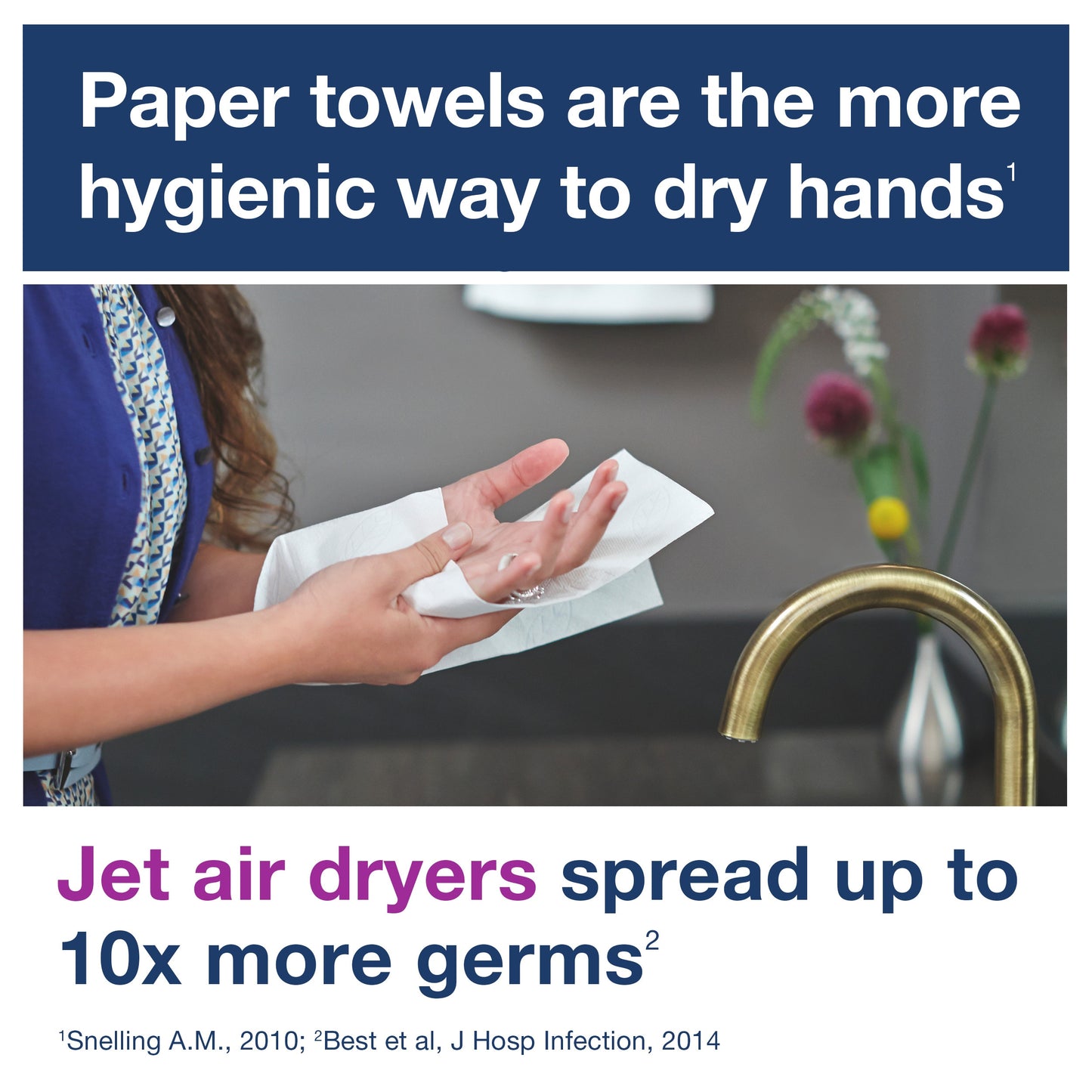 Tork Xpress®  Multifold Hand Towel Dispenser Stainless Steel H2 - 