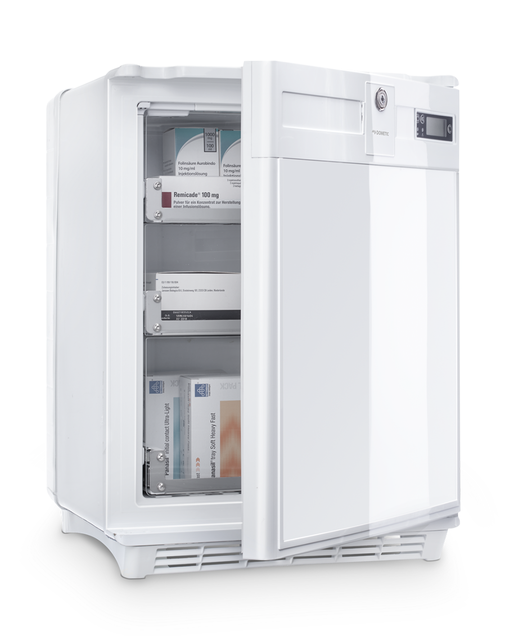 White Compressor Healthcare Fridge, F/S - Dometic