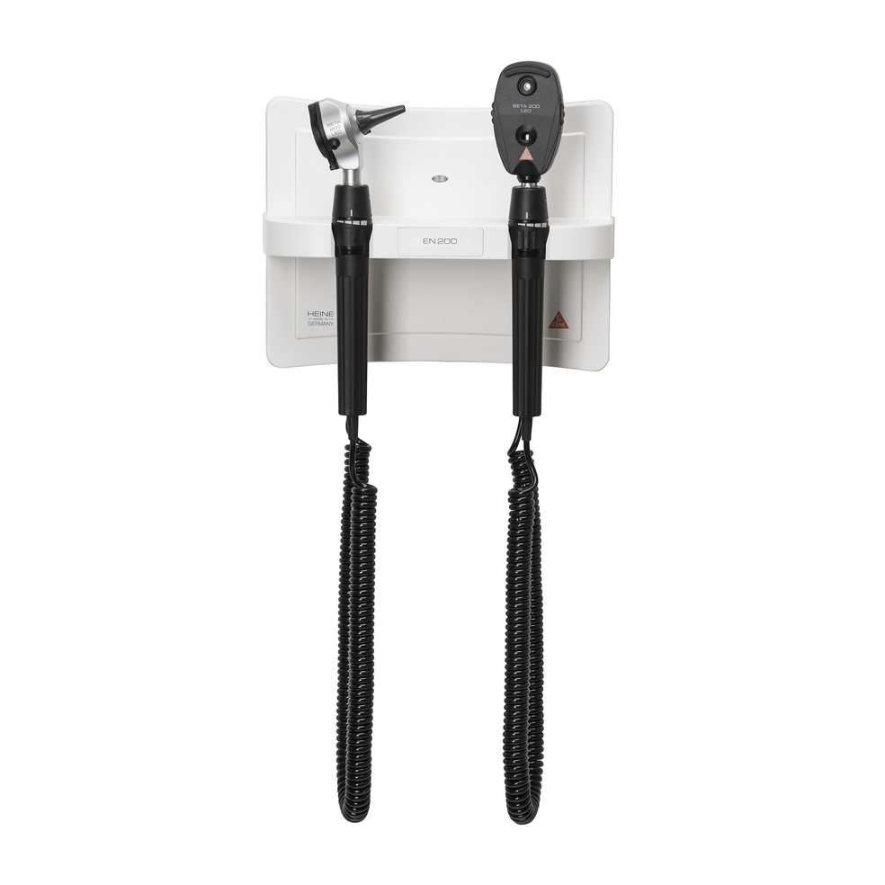 EN 200 Kit with EN 200 Wall Transformer, BETA 200 LED F.O. Otoscope, BETA 200 LED Ophthalmoscope
