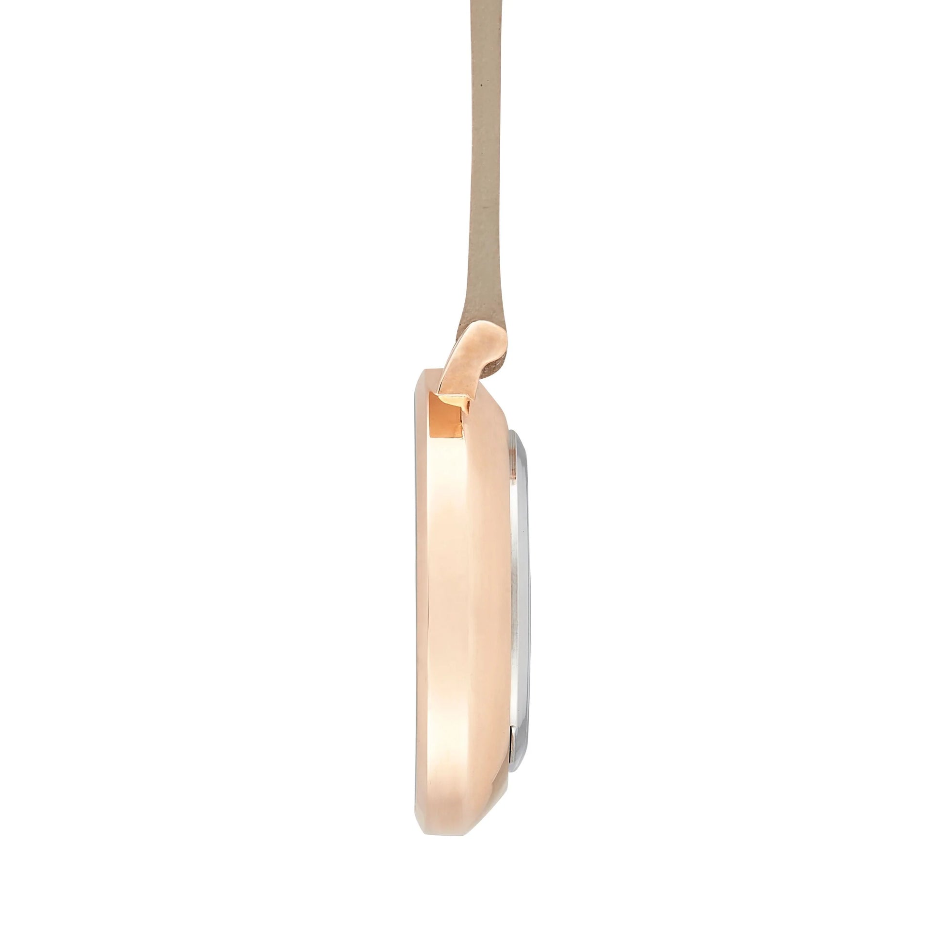 Aurora Ivory/Rose Gold/Grey Leather Fob 35 - 