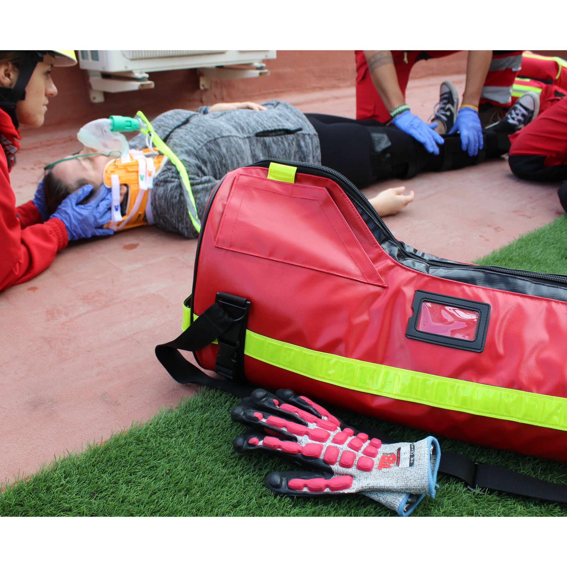 TUBE’S Oxygen Barrel Bag - Red Tarpaulin - 