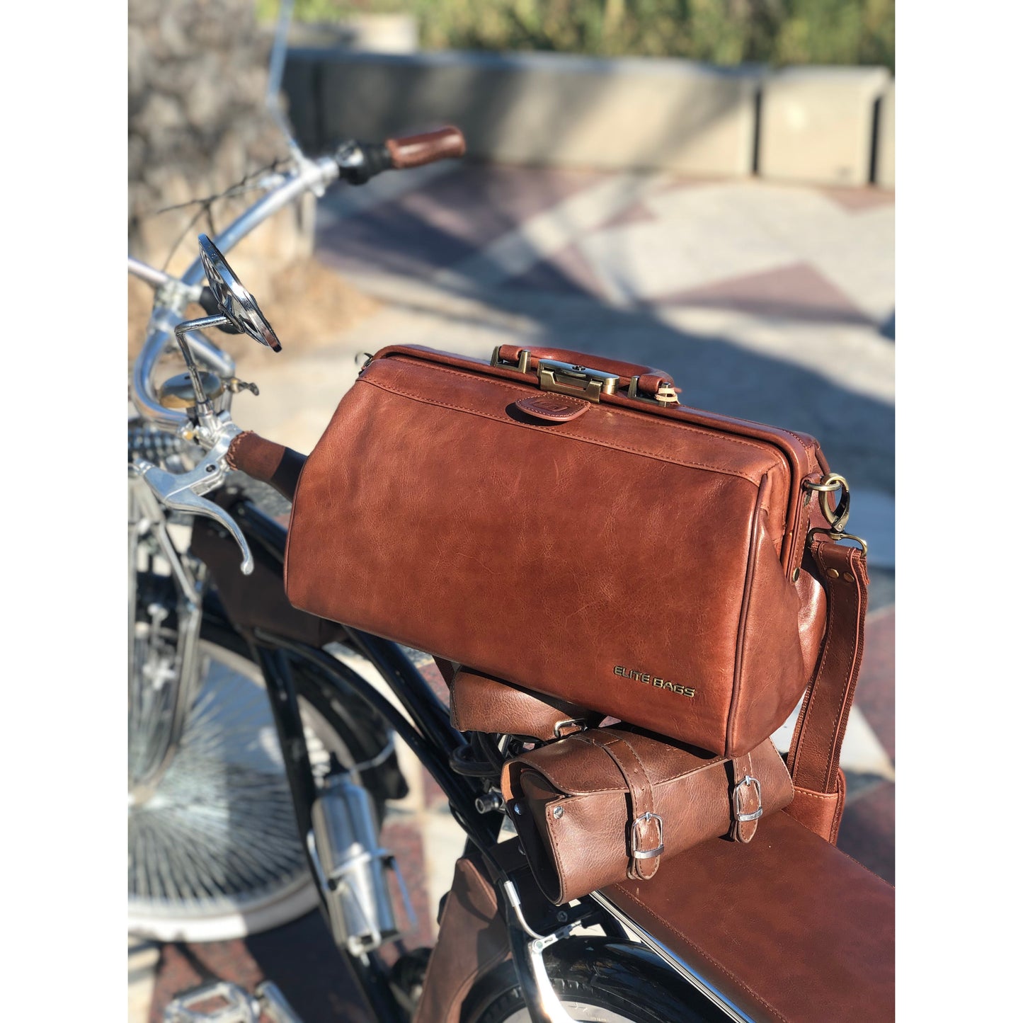 Elite Bag Traditional Medical Bag - Brown Leather