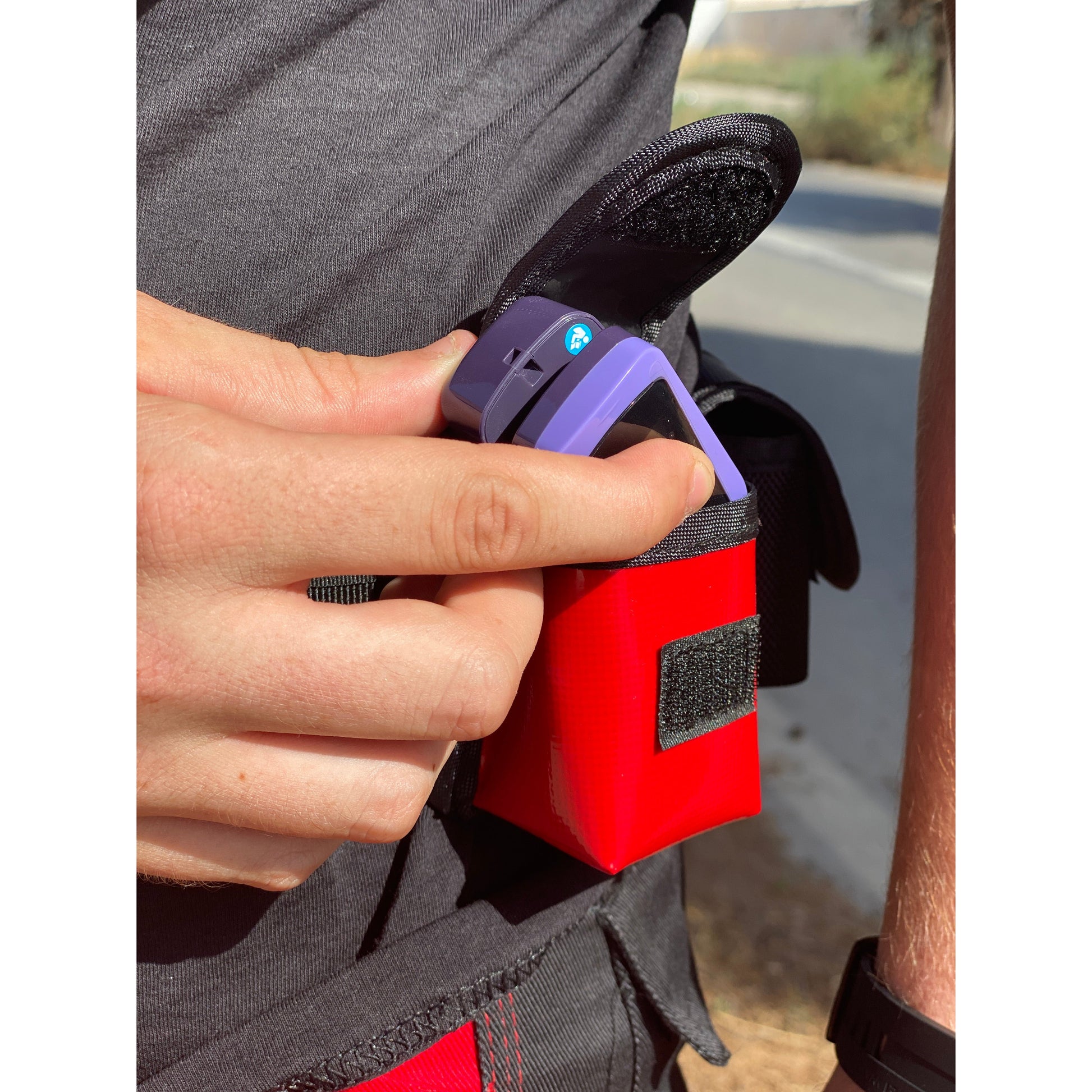 Case for Finger Pulse Oximeter - Red - 