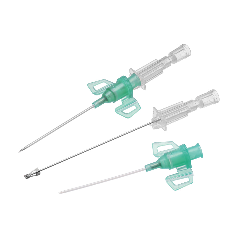 Introcan Safety® Needle 3 - PUR 18G Green 1.3 x 32mm - Box of 50 - 