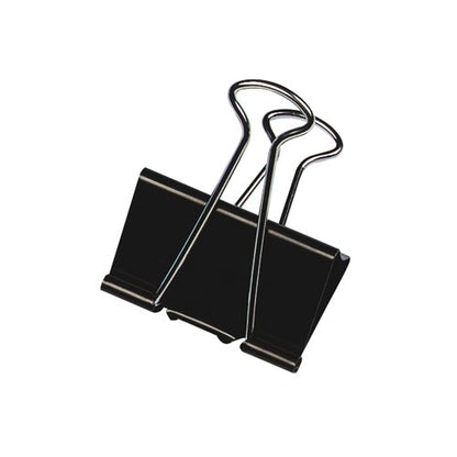 Q-Connect Foldback Clip 19mm Black (Pack of 10)