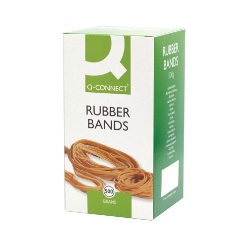 Q-Connect Rubber Bands No.38 152.4 x 3.2mm 500g - 
