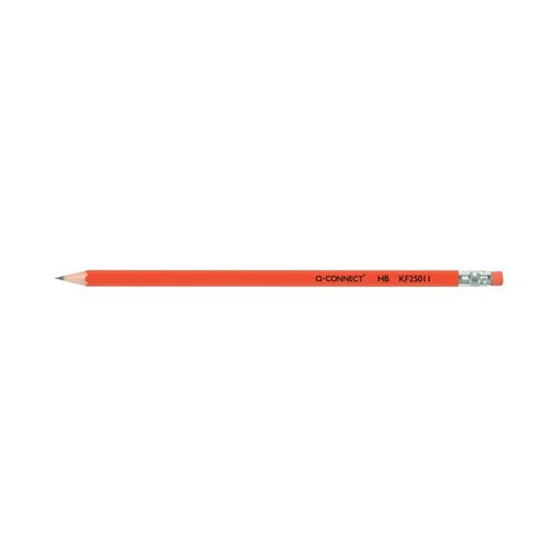Q-Connect HB Rubber Tipped Office Pencil (12 Pack) - 