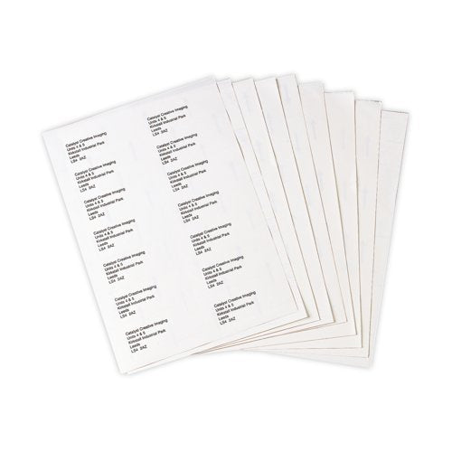 Q-Connect Multipurpose Labels 199.6x289mm 1 Per Sheet White - Pack of 100 - 
