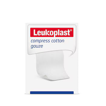 Leukoplast Type 13 8ply Compress Cotton Gauze Swabs 5 x 5cm (Non-Sterile)  - White