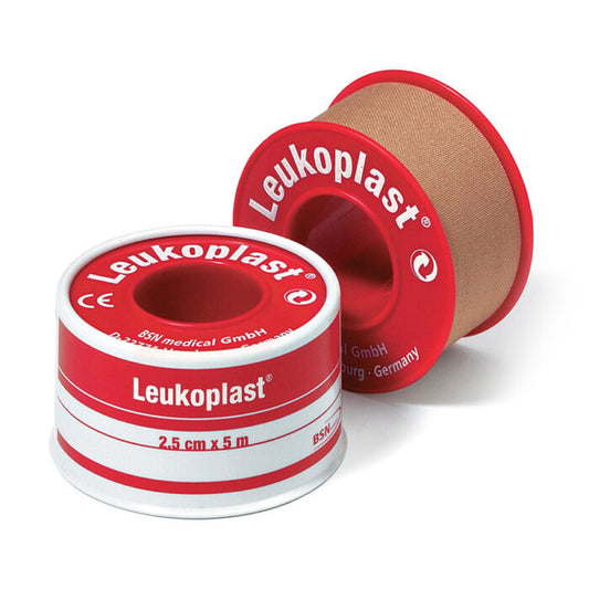 Leukoplast Tape Tan 2.5cm x 9.2m - Pack of 12