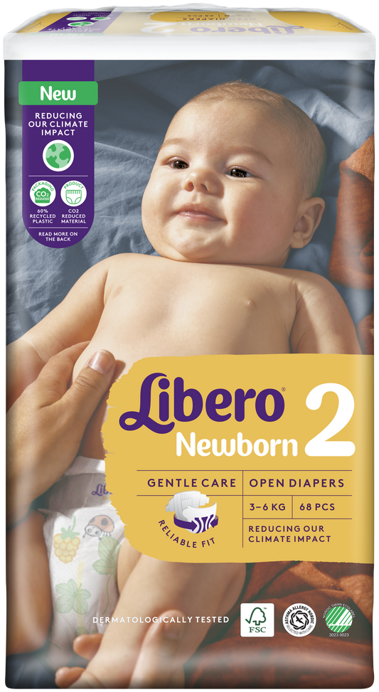 Libero Newborn 2 (3-6kg) - Pack of 34 - 