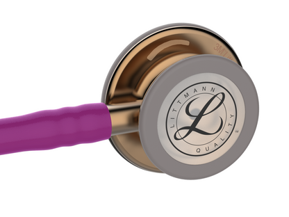 Littmann Cardiology IV Diagnostic Stethoscope: High Polish Copper & Plum - 6181 - Over Engraved - 