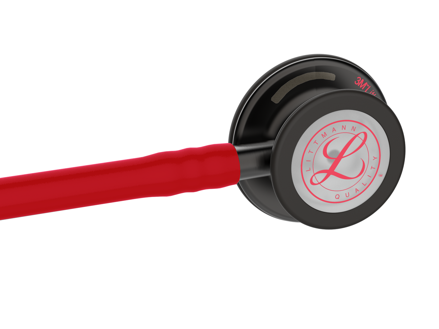 Littmann Cardiology IV Diagnostic Stethoscope: Red & Smoke - Limited Edition 6182 - Over Engraved - 