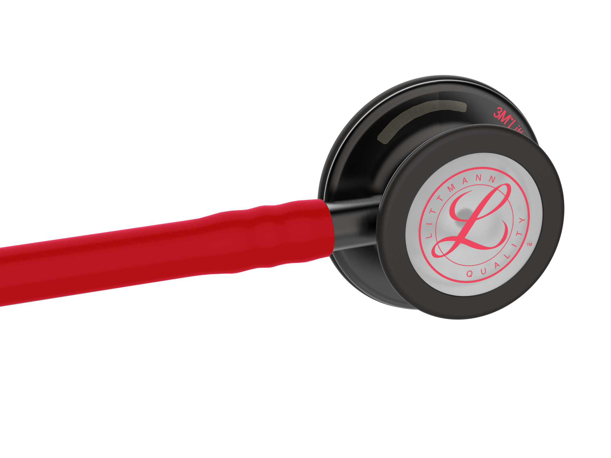 Littmann Cardiology IV Diagnostic Stethoscope: Red & Smoke - Limited Edition 6182 - Over Engraved - 