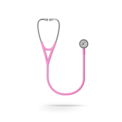 Littmann Cardiology IV Diagnostic Stethoscope: Satin Navy Rose Pink Tube 6159C - Stainless Steel Chestpiece with 27" Rose Pink Satin Finish Tube for Added Comfort, Flexibility and Cleanability