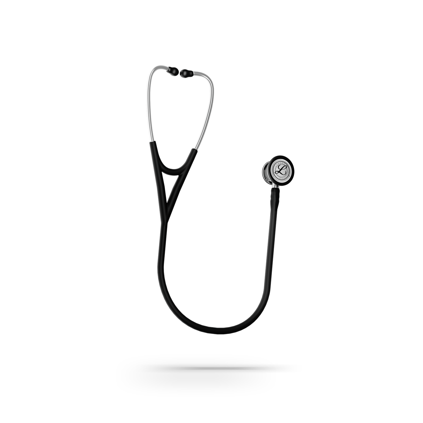 Littmann Cardiology IV Diagnostic Stethoscope: Satin Black Tube 6177C - Mirror Chestpiece with 27" Black Satin Finish Tube for Added Comfort, Flexibility and Cleanability